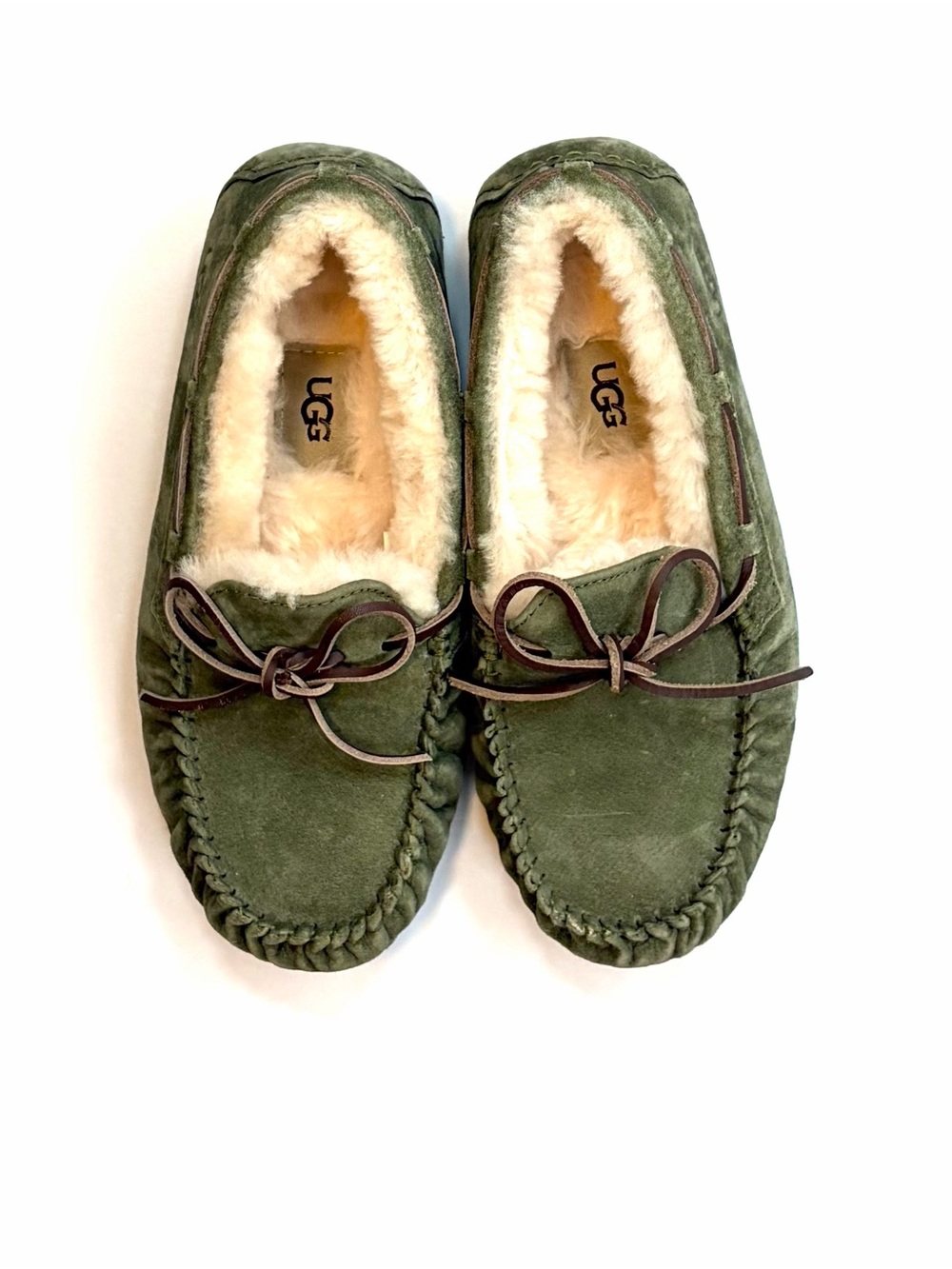 UGG Dakota Slipper Green Suede Sz:7